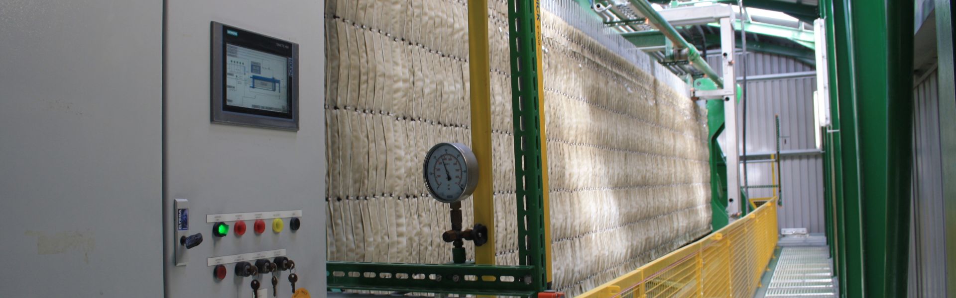 Plate Press Sludge Dewatering System