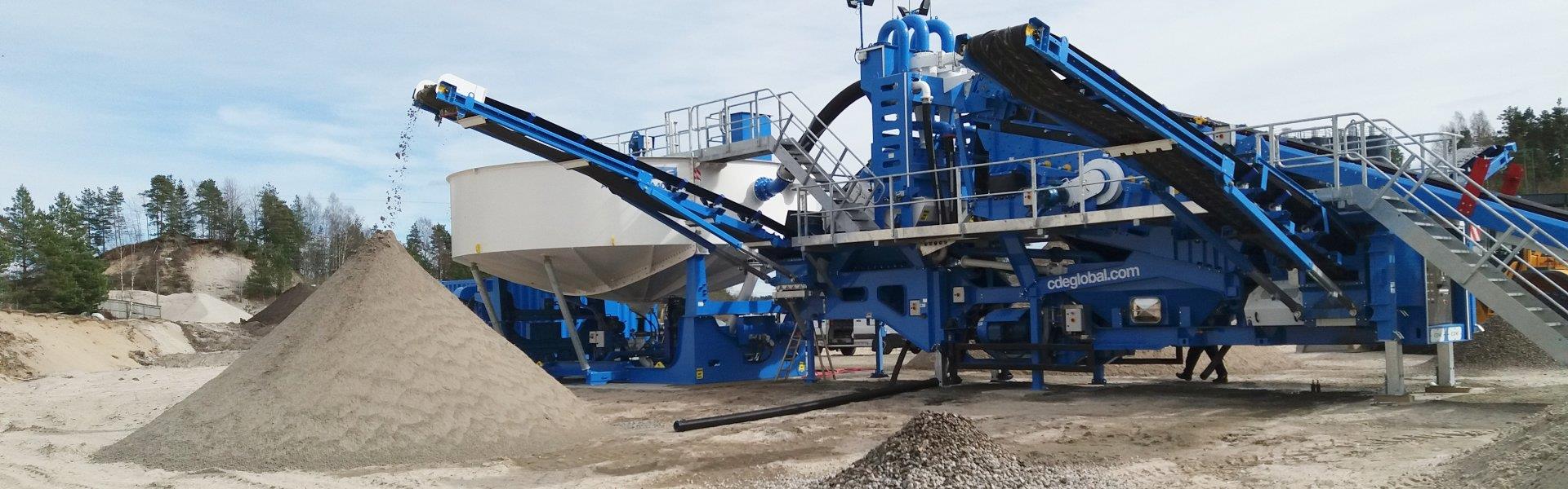 MOBILE SAND WASH PLANT