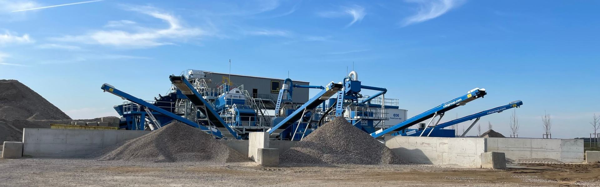 Granudem Poullard 80 Tonnen pro Stunde Abfallrecyclinganlage