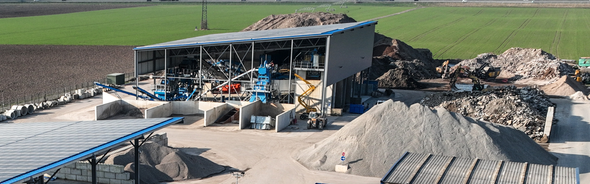 VVK Recyclage 80tph C&D Waste Recycling Plant